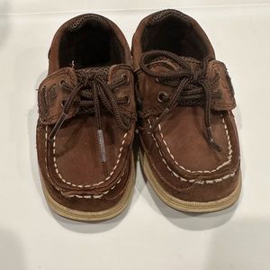 Sperry toddler too sister boat shoes. Size 7